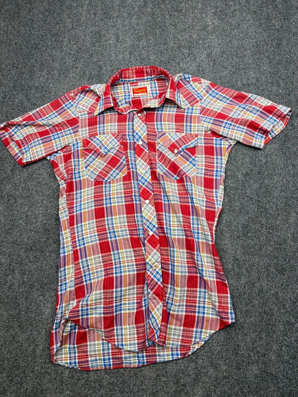 Vintage Ely Plains Pearl Snap Western Shirt Size Small